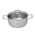 Kitchen Cookware Set SUS304 Pan Stainless Steel Handle